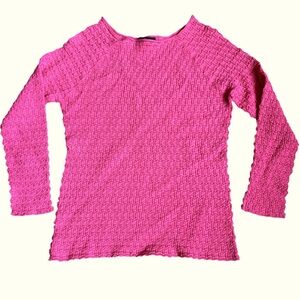 Emporio Armani pullover top textured salmon pink S EU 46